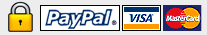 Pay securely online via Paypal or Credit Card